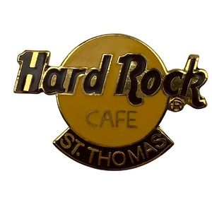 Hard Rock Cafe St. Thomas Lapel, Hat Pin Round